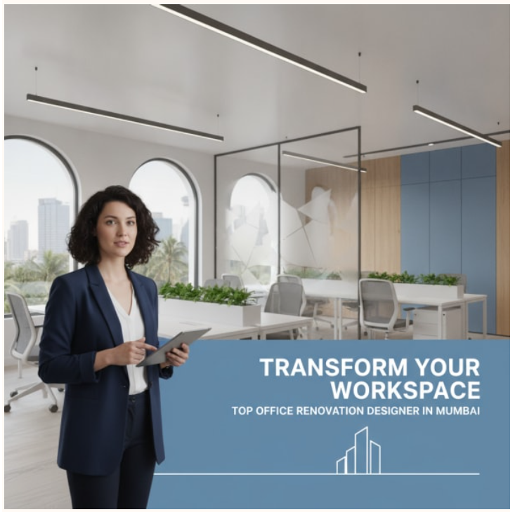Transform Your Workspace: Top Office Renovation Designer in Mumbai